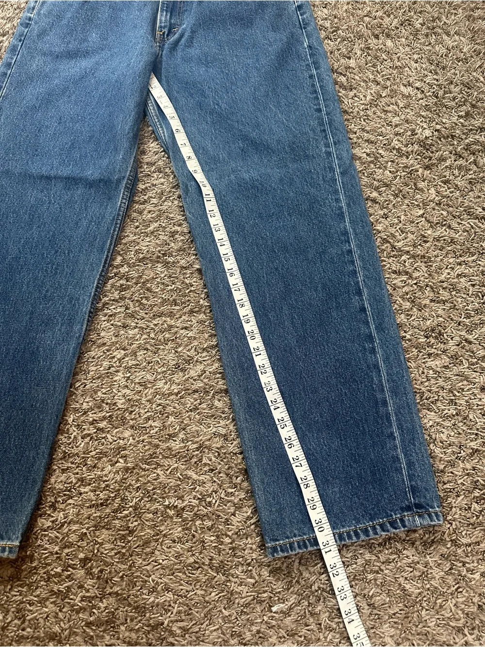 Levi's Men's 550 36x32 Medium Blue Straight Jeans